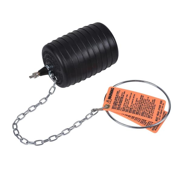 4 in. Rubber Test-Ball Pipe Plug