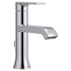 Genta LX Single Hole Single-Handle Bathroom Faucet with Drain Assembly in Chrome
