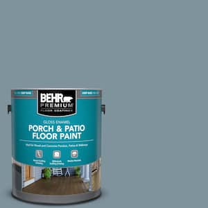 1 gal. #PFC-54 Blue Tundra Gloss Enamel Interior/Exterior Porch and Patio Floor Paint