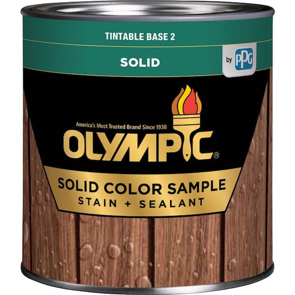 Olympic Elite 7.5 oz. Base 2 Solid Advanced Exterior Stain and Sealer in One