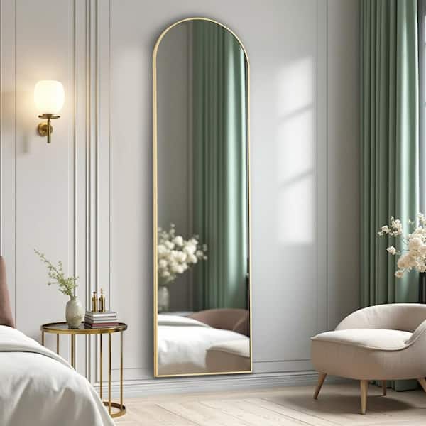 YESSKY DOWELL ENTER LLC Gold 16 in. W x 59 in. H Full Length