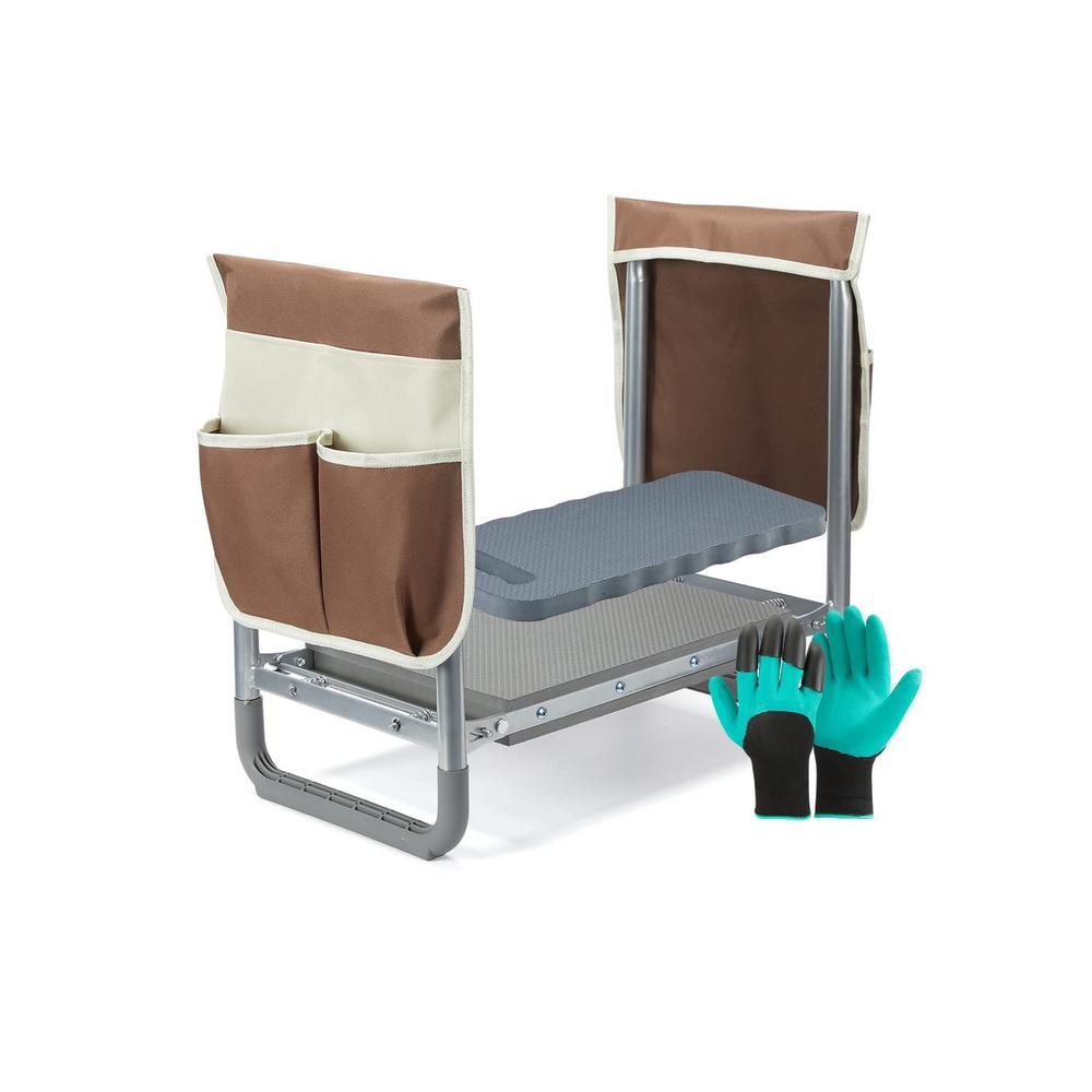 350 lbs. Folding Garden Chair Garden Stool, Garden Kneeler and Seat Load Ca