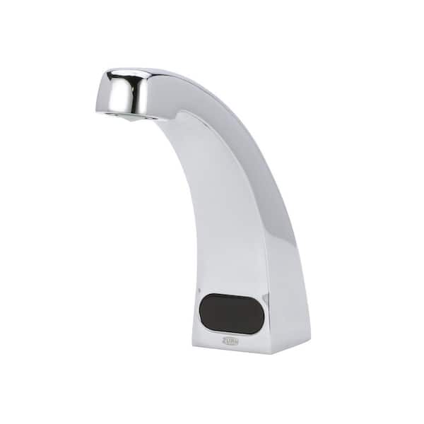 Zurn AquaSense Single Hole Sensor Faucet with 0.5 GPM Aerator and Connection Wire for Hardwiring in Chrome
