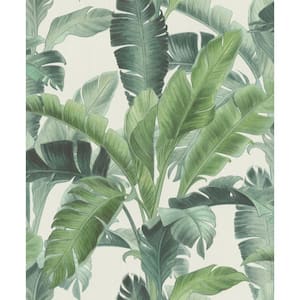 Orissa Green Palm Frond Wallpaper