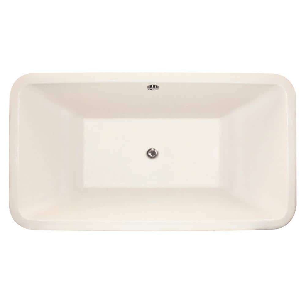Natasha 66 in. Acrylic Rectangular Drop-in Bathtub in White price history on PriceWatchPro