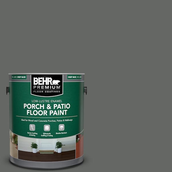 BEHR PREMIUM 1 gal. #PPU25-02 Black Locust Low-Lustre Enamel Interior/Exterior Porch and Patio Floor Paint