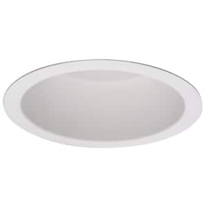 PD 6 in. Commercial Vertical Parabolic Reflector with White Recessed Ceiling Light Trim