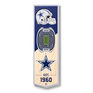 NFL Dallas Cowboys 6 in. x 19 in. 3D Stadium Banner-ATandT Stadium