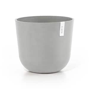 O ECOPOTS BY TPC Oslo 14 in. Grey Premium Sustainable Composite Plastic  Planter (with Saucer) OSLS.35.WG - The Home Depot
