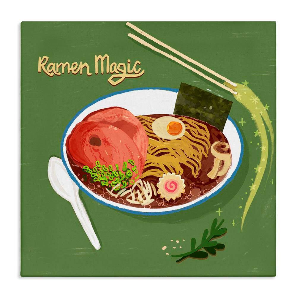Ramen Magic International Meal by Juliet Rose Philips Unframed Food Graphic Art Print 24 in. x 4 in. price history on PriceWatchPro