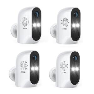 Wireless 1080P Outdoor/Indoor Smart Home Security Camera with 2-Way Audio, Night Vision, PIR Motion Detection