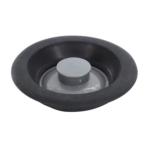 DANCO 4.125 in. Plastic Garbage Disposal Stopper in Black