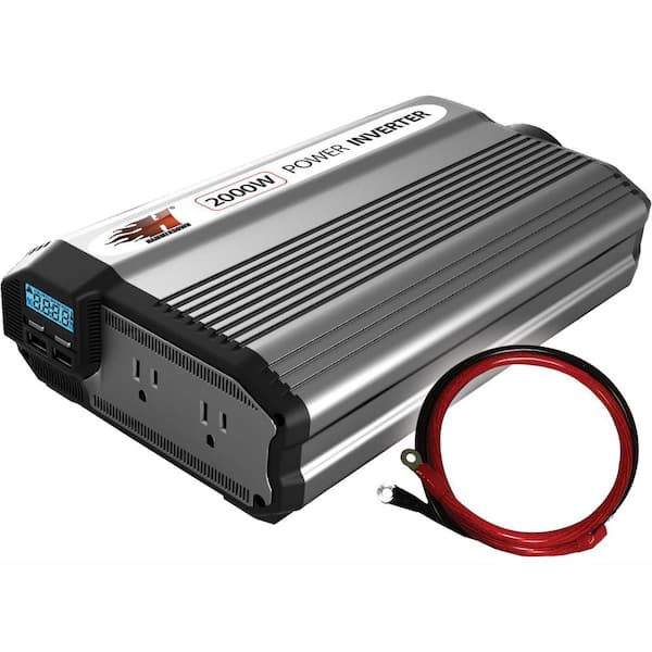 HAMMERDOWN 2000-Watt 12-Volt Power Inverter