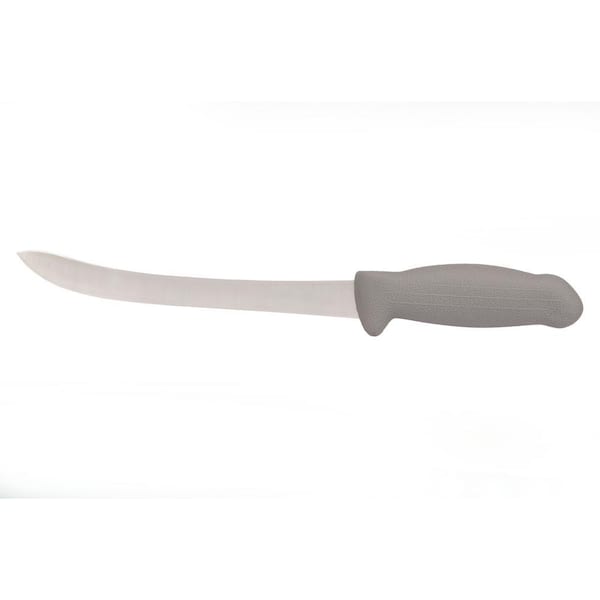 Pride 9 in. Erdon Stainless Steel Butcher Knife with Gray Handle