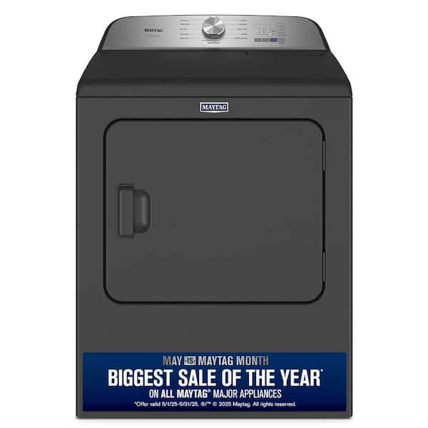 7.0 cu. ft. Vented Pet Pro Electric Dryer in Volcano Black