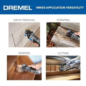 Multi-Max MM50 5 Amp Variable Speed Corded Oscillating Multi-Tool Kit with 16 Accessories and Storage Bag