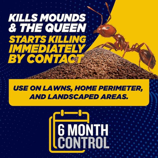 11.5 lb. 5,000 sq. ft. Fire Ant Killer Lawn Granules Broadcast Treatment