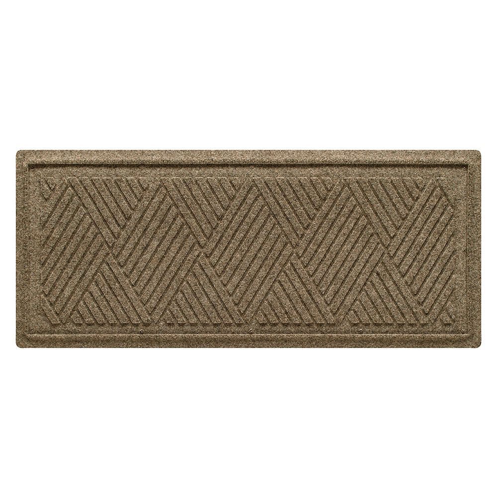 Waterhog Diamonds 15 in. x 36 in. PET Polyester Indoor Outdoor Boot Tray Camel price history on PriceWatchPro