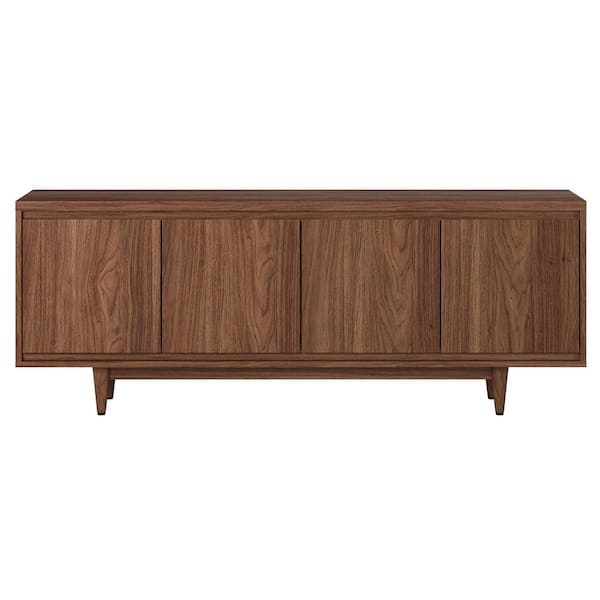 Duran 68 in. Satin Walnut TV Stand Fits TV's up to 75 in.