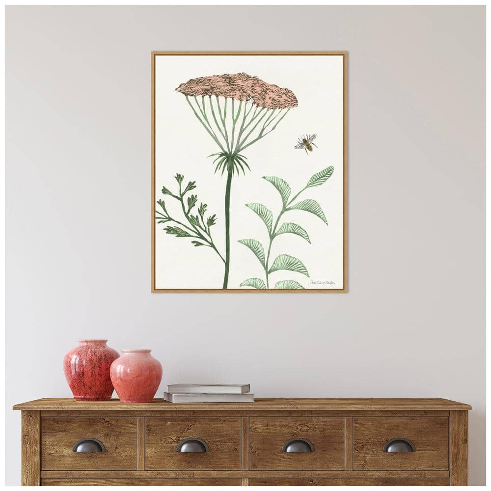 22" x 28" Springtime III Warm Framed Canvas Wall Art