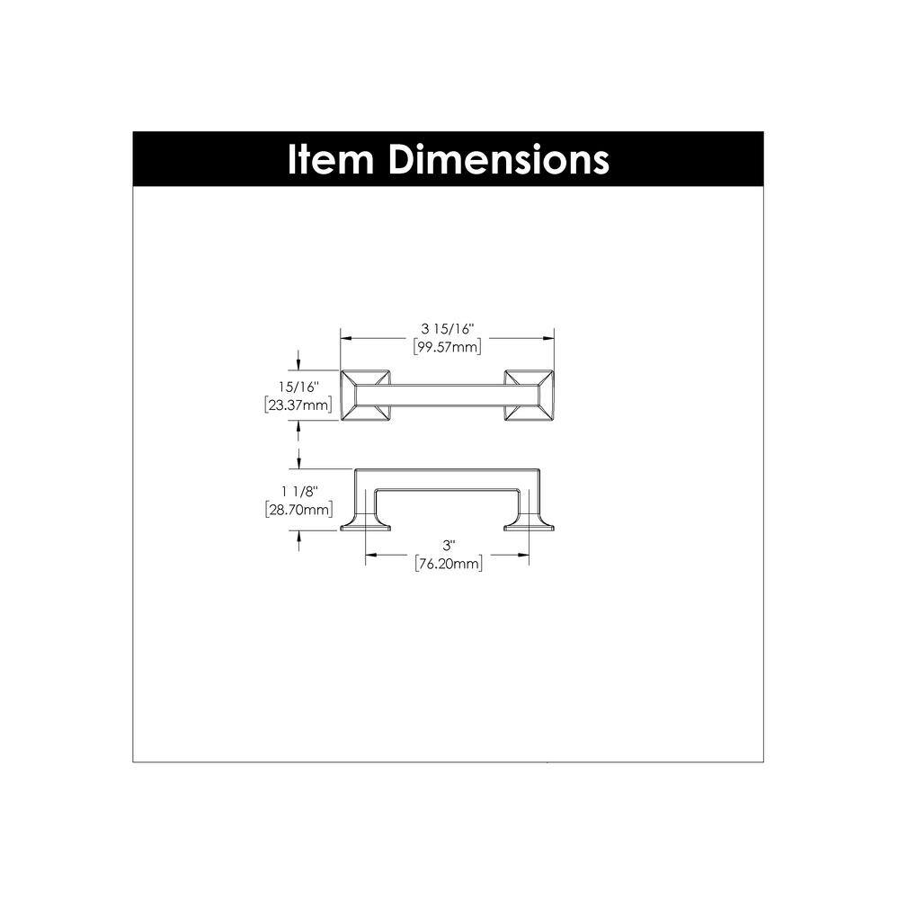 Stainless Steel Modern Cabinet Pulls 10-Pack