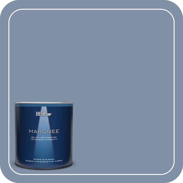 BEHR MARQUEE 1 qt. #MQ5-16 Montage One-Coat Hide Satin Enamel Interior Paint & Primer