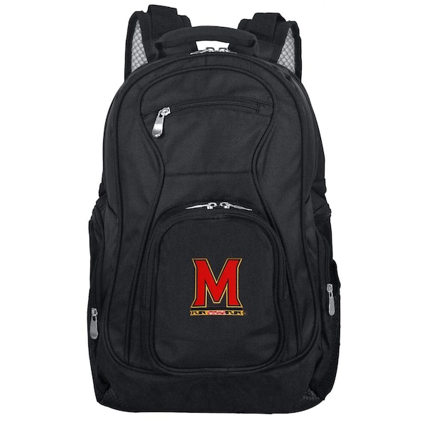 Denco 19 in NCAA Maryland Black Backpack Laptop