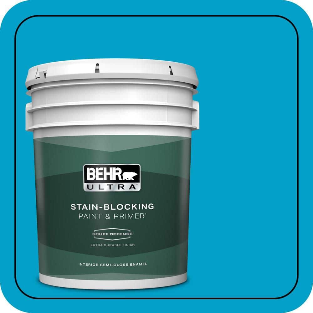 5 gal. #P490-5 Yucatan Extra Durable Semi-Gloss Enamel Interior Paint & Primer price history on PriceWatchPro