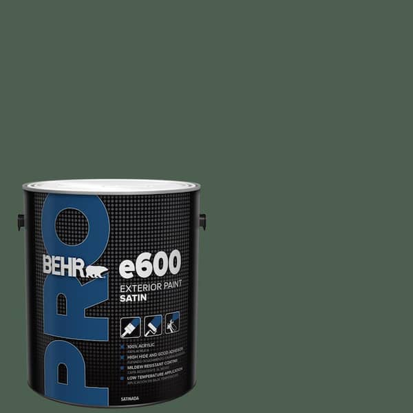 1 gal. #N400-7 Vine Leaf Satin Enamel Exterior Paint