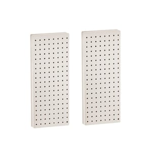 20.625 in H x 8 in W Styrene Pegboard One Sided Panel (2-Pieces per Box)