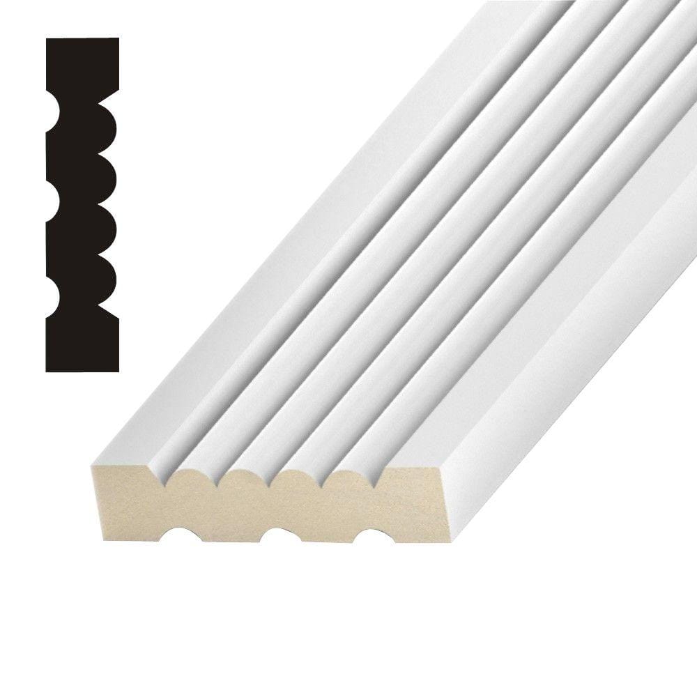 Kelleher Flute and Reed 5/8 in. x 33/8 in. MDF Casing MDF386A The