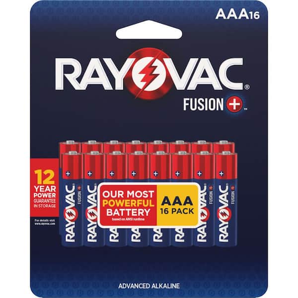 Fusion AAA Batteries (16-Pack) Triple A Batteries for Household Use