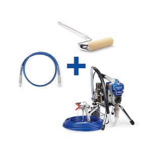 Pro 210ES Stand Airless Paint Sprayer with 4 ft. Whip Hose and Pressure Roller Kit