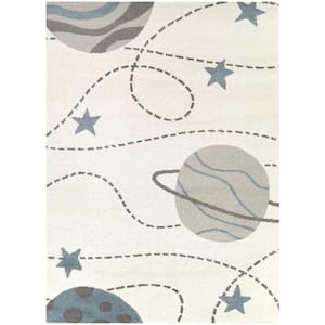 Astrid Cream 4 ft. x 6 ft. space Area Rug