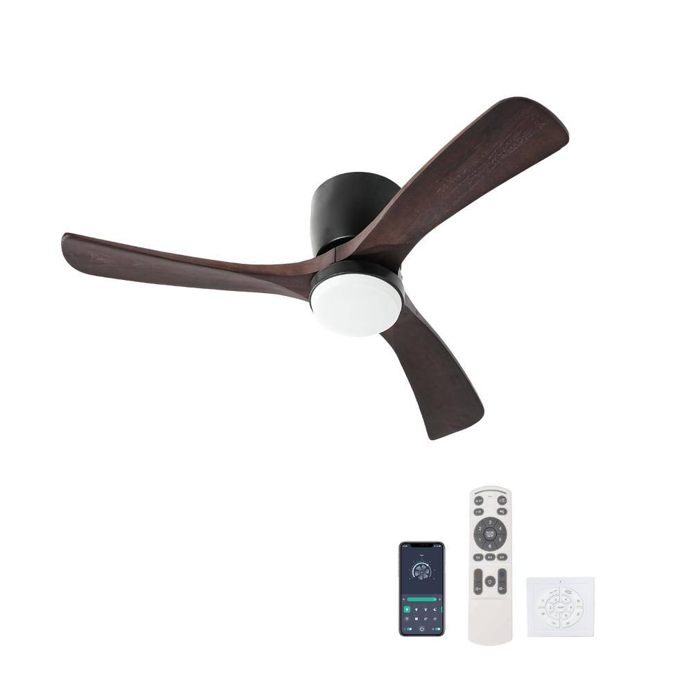 42 in. Dark Brown Quiet Reversible DC Motor Ceiling Fan with Remote Control, 6 Wind Speeds 3-Color Temperature price history on PriceWatchPro