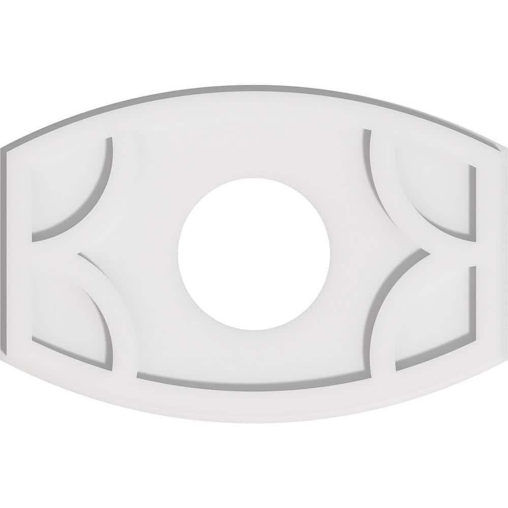 20 in. x 13.37 in. x 1 in. Kailey Architectural Grade PVC Contemporary Ceiling Medallion price history on PriceWatchPro