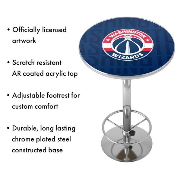 Washington Wizards City Blue 42 in. Bar Table NBA11WW3-HD - The