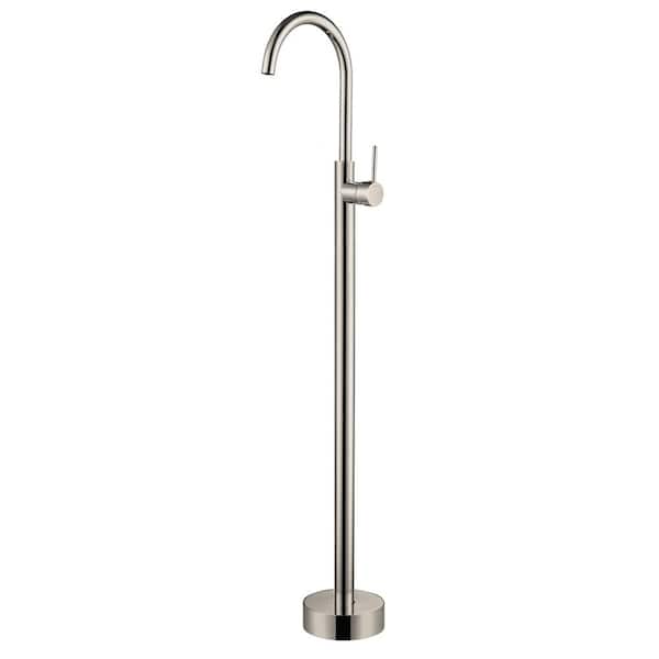 Barclay Products Harris Single-Handle Freestanding Tub Faucet in Brushed Nickel
