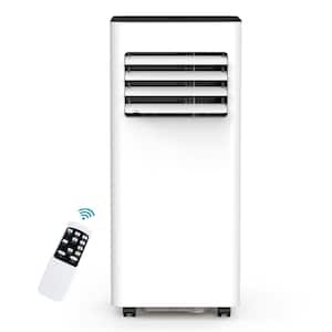 6,000 BTU (DOE) Portable Air Conditioner Cools 350 sq. ft. with Cooling, Dehumidifier, Fan Mode and Remote in White