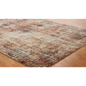 Theory Multi-Colored 10 ft. x 12 ft. Abstract Area Rug