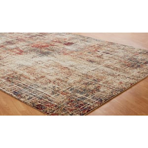 Theory Multi-Colored 2 ft. x 10 ft. Abstract Area Rug