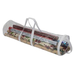 Clear Polyester Gift Wrap Storage Bag