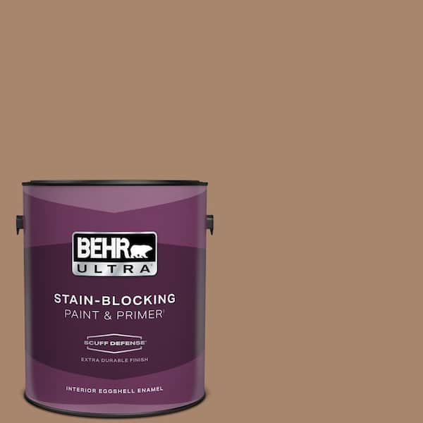 BEHR ULTRA 1 gal. #ECC-59-1 Antique Chest Extra Durable Eggshell Enamel Interior Paint & Primer