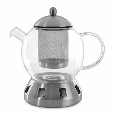 Essentials Dorado 44 oz. 4-Piece 5.5-Cups Glass Teapot