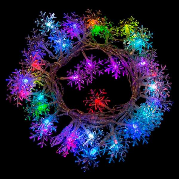 ALEKO 16 ft. 50-Light LED Multicolor Electric Powered String Lights