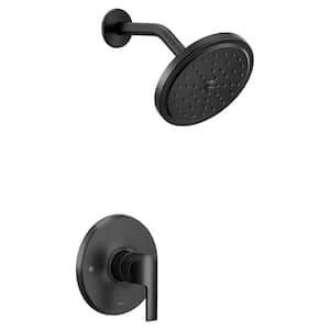 Doux M-CORE 3-Series 1-Handle Shower Trim Kit in Matte Black (Valve Not Included)