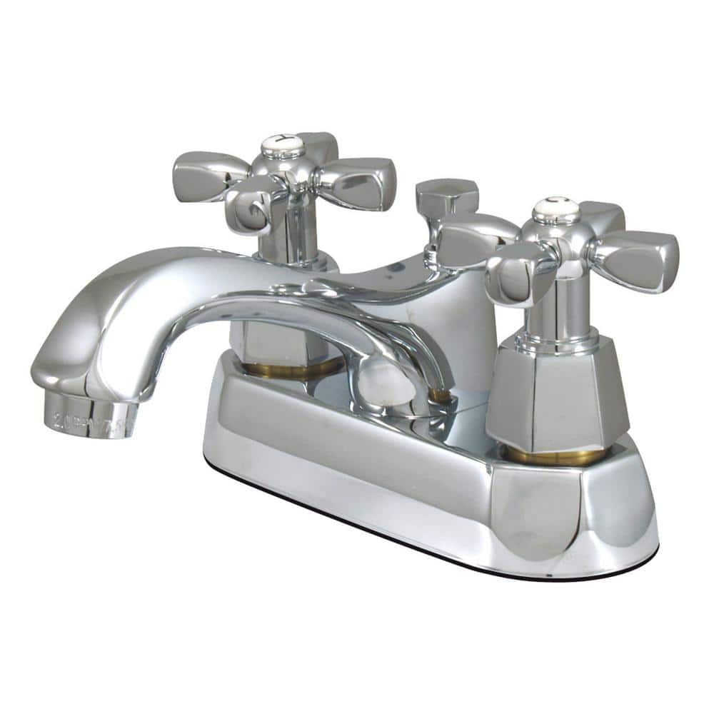Kingston Brass Metropolitan 4 in. Centerset Double Handle Bathroom