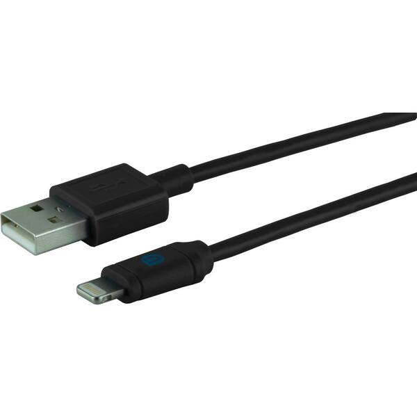 Uber 4 ft. USB Lightning Sync Charge Cable - Black