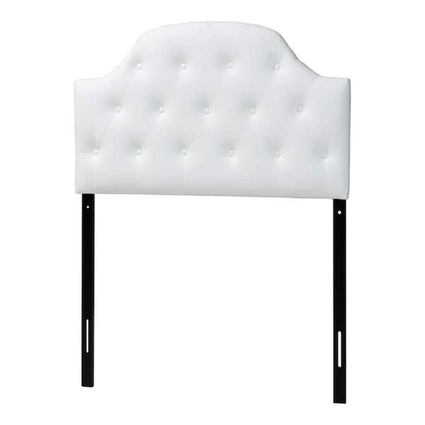 Morris White Twin Headboard