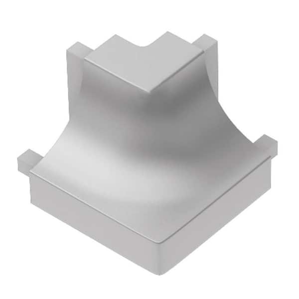 Schluter Dilex-AHK Satin Anodized Aluminum 1/2 in. x 1 in. Metal 90 Degree Square Outside Corner